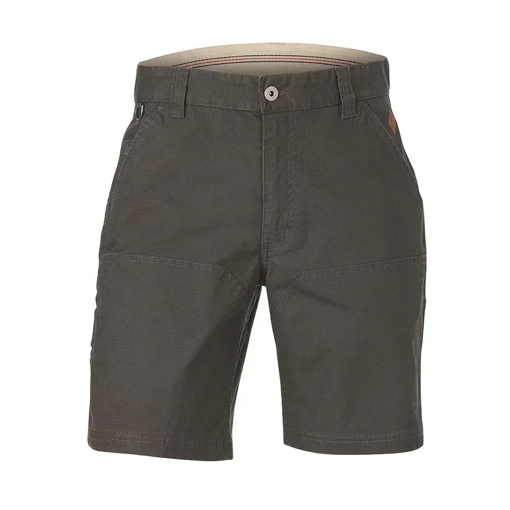 Hammer + Field Workwear Long Length Seam Pocket Stretch Short - Charcoal - RSEA Safety Outlet